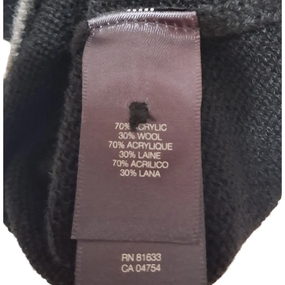 Kenneth Cole Reaction Sz. M‎ Black/Gray Cardigan Sweater Vest
